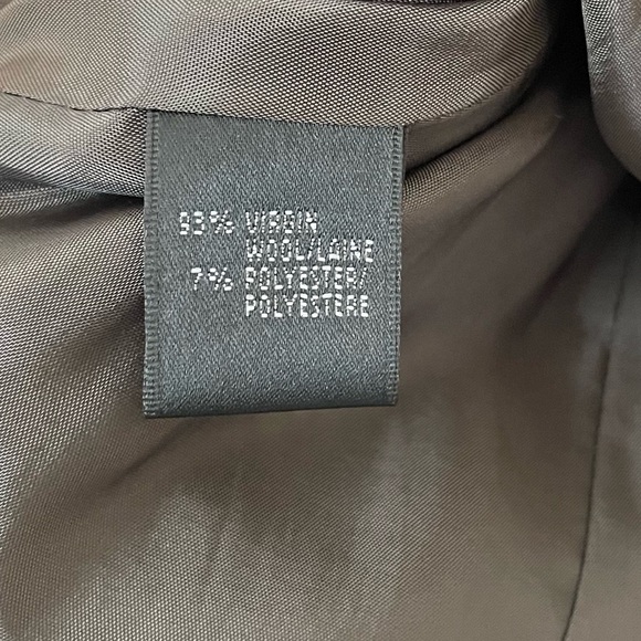 Lafayette 148 Tie Waist Olive Green Blazer - Picture 5 of 6